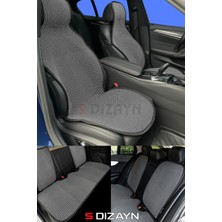 S-Dizayn Oto Koltuk Koruyucu Kılıf Set Füme Universal 2+3 Parça Ön Arka