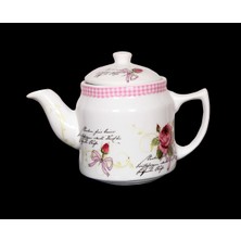 UltraMint Gülbahar Seramik Demlik, Şık ve Dayanıklı Kahve Demleme Seti