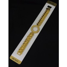 Melisa Takı & Aksesuar 24K Gold Renk Kaplama cm Arpa Çeyreklik Bileklik