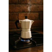 UltraMint Modern Moka Pot Kahve Demleyici 3 Cup, Şık ve Kullanışlı Tasarım
