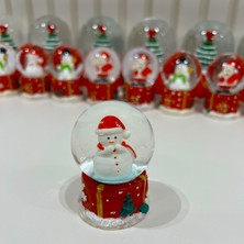 PremiumPort Mini Kardan Adam Kar Küresi, Sıcaklık ve Hava Durumu Dekoru