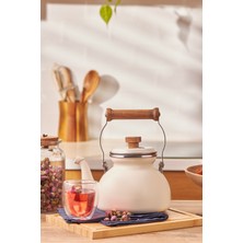 UltraMint Paslanmaz Çelik Emaye Demlik, Şık ve Dayanıklı Tasarım