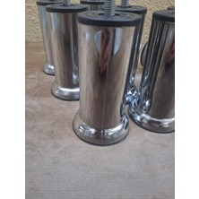 Bengi Ankara Mobilya Baza Ayak Hdr 90572 Koltuk Ayağı Kanepe Ayağı Mobilya Ayağı Krom 15 cm (8 Adet)