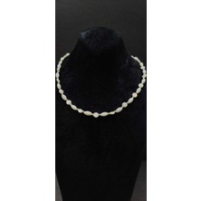 KirLinova Doğal Taş Görünümlü Boncuk Detaylı Kadın Kolye