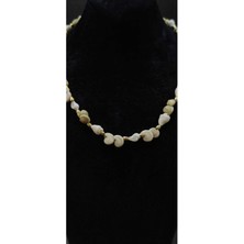 KirLinova Deniz Kabuğu Detaylı Boncuklu Kadın Kolye