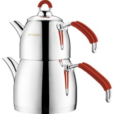 UltraMint Küçük Kırmızı Çaydanlık Takımı, Şık ve Kullanışlı Tasarım