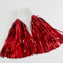 PremiumPort Renkli Gösteri Ponponu Seti, 2 Parça, Eğlenceli ve Çekici Dekorasyon