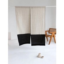 Kütükhouse Japon Perde Siyah-Bej 90X180 cm