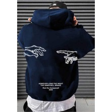 Risil-Nu Company Yeni Sezon Premium 3 Iplik Şardonlu Kalın Michelangelo Baskılı Sweatshirt