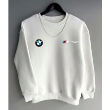 Risil-Nu Company Yeni Sezon Unisex 3 Iplik Pamuklu Kalın Mpower Baskılı Sweatshirt
