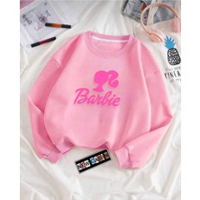 Risil-Nu Company Yeni Sezon Oversize Geniş Kalın Pamuklu (3iplik)  Baskılı Pudra Sweat