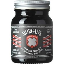 Storemax Morgan's Pomade High Shine Firm Hold Styling Pomade -Sert Tutuş, Parlaklık Veren Saç Şekillendirici Pomad (Black Label) 100 gr