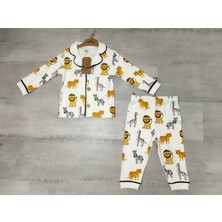 Madagaskar Baskılı Pijama Takımı