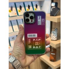 Aplus Iphone 12 Pro Max Hologram Geçişli Şeffaf Kenarlı Telefon Kılıfı – Kamera Korumalı, Işığa Göre Renk Değiştiren Tasarım