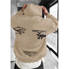 Risil-Nu Company Yeni Sezon Premium 3 Iplik Şardonlu Kalın Michelangelo Baskılı Sweatshirt