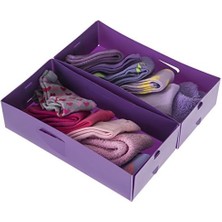 Storemax Çekmece Içi Düzenleyici 2 Adet Pvc Mor Kutu
