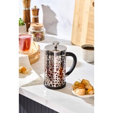 UltraMint Şık Siyah French Press 600 ml - Pratik ve Zarif Kahve Demleme Aracı