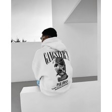 Risil-Nu Company Yeni Sezon Gangster’s Paradise Baskılı Pamuklu Kanguru Cepli Hoodie