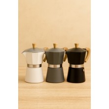 UltraMint Pratik Ev Tipi Moka Pot Kahve Demleyici, 6 Cup Şık ve Kullanışlı Ürün