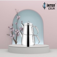 UltraMint Paslanmaz Çelik Mini Boy Çaydanlık, Şık ve Dayanıklı Tasarım