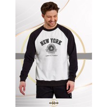 Risil-Nu Company Yeni Sezon Raglan Kol 3 Iplik Içi Şardonlu Oversize Unisex Sweatshirt