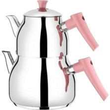 UltraMint Paslanmaz Çelik Damla Çaydanlık, Şık ve Dayanıklı Tasarım