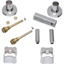 Storemax Dayanıklı Pirinç 2 Saplı Küvet/duş Kiti, Krom, 9C-26H/C, 1-Kit (39687)