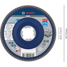 Storemax Professional 115 mm X-Lock Yelpaze Taşlama Diski Bfm Fibertragp