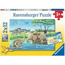 Storemax 2X12 Parça Yavru Hayvanlar Puzzle