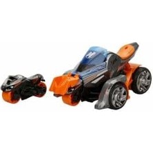 Storemax Maxx Wheels Motosiklet Fırlatıcılı Sesli ve Işıklı Araç - Gri-Turuncu