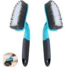 Storemax Temizlik Fırçası, 2'li Paket, Orta Sertlikte Uzun Saplı Fırça, Banyo Temizlik Malzemeleri, Küvet ve Duş Temizleme Fırçası, Mutfak ve Halı Temizliği Için Çok Amaçlı Kullanım