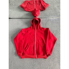 Risil-Nu Company Unisex Full Fermuarlı Ninja Tarzı Kapüşonlu Sweatshirt –🥷 Maskeli ve Yüksek Konforlu Tasarım🥷