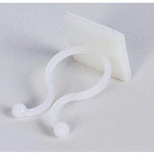 Delixa 10 Adet Bitki Klipsi Sarmaşık Çiçek Tutucu Duvar Tutturma Aparatı Yapışkanlı Tutucu