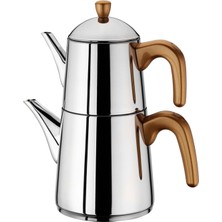 UltraMint Viole Rose Gold Büyük Çaydanlık Takımı, Şık ve Dayanıklı Tasarım