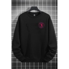 Risil-Nu Company Yeni Sezon Paris Sırt Detaylı Pamuklu Kışlık Sıfır Yaka Sweatshirt