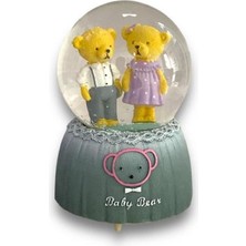 PremiumPort Orta Boy Müzikli Işıklı Kar Atan Kar Kürüsi (Pilli) Baby Bear