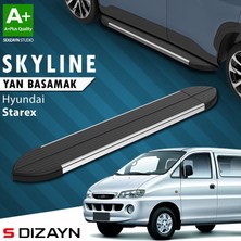 S-Dizayn Hyundai H-1 Starex Skyline Krom Yan Basamak 193 cm 1998-2007 A+ Kalite