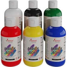 Storemax Ana Renkler Akrilik Boya 6'lı Set 6X250GR