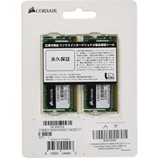 Storemax Value Select Sodımm 16GB (2X8GB) 1600MHZ CL16 1.35V Ddr3 Ram (CMSO16GX3M2CL1600C11)