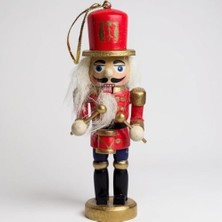 Storemax 13CM Nutcracker Ahşap Asker Fındıkkıran, Fındıkkıran Asker Şekilli Kukla Ahşap Dekoru Festival Dekoru Yılbaşı Nodel Süsleri Hediyelik Eşya (6'lı Paket Model3, 13 Cm)