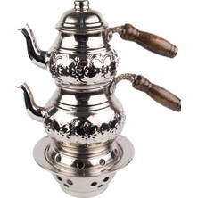 UltraMint El Imalatı Osmanlı Stil Küçük Boy Çaydanlık, Zarif ve Şık Tasarım