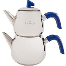 UltraMint Lacivert Çaydanlık Takımı, Şık ve Kullanışlı Ev ve Mutfak Seti