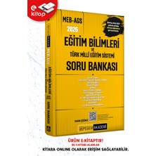 2026 Meb-Ags Eğitim Bilimleri ve Türk Millî Eğitim Sistemi Tamamı