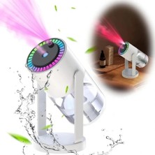 Vivopack Yıldız Projektör 280ML Hava Nemlendirici Buhar Makinesi Aroma Difüzör LED Işıklı Ev Ofis ve Araç Nemlendirici