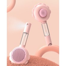 NessiWorld Basmalı Telli  Su Sprey Hazneli Hayvan Fırçası Çift 2in 1