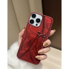 Iphone 13/14 Uyumlu Simli Fiyonklu Silikon Telefon Kılıfı