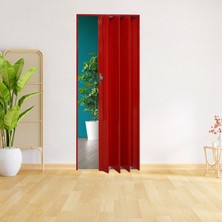 Homenter Modern Katlanabilir Akordiyon Kapı | 85X203 cm | Kilit Mekanizmalı | Çizilmeye Dayanıklı