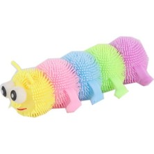 NessiWorld 1975-1 Dikenli Işıklı Renkli Elastik Böcek