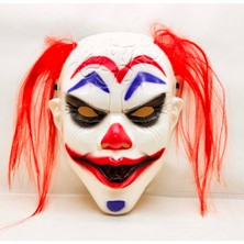 NessiWorld Kızıl Saçlı Joker Palyaço Maskesi