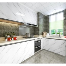 NessiWorld Mermer Desenli Yapışkanlı Tezgah Folyosu 5 Mt.